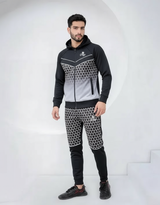 Men's Hex-Tech Tracksuit – Gradient Zip Hoodie